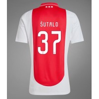 Ajax Josip Sutalo #37 Hjemmebanetrøje 2024-25 Kortærmet